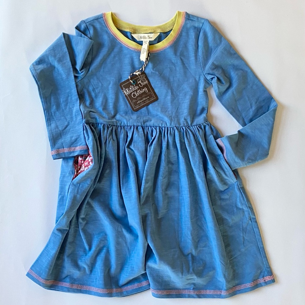 Matilda Jane Blue Long-Sleeve Dress